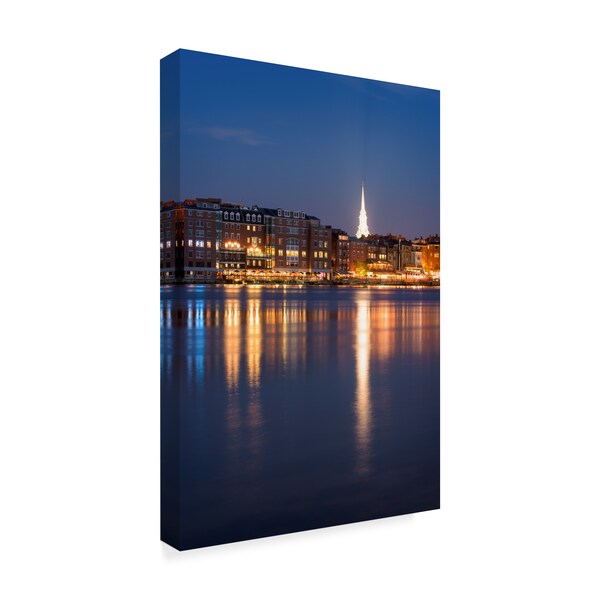 Michael Blanchette Photography 'Dusk On The Waterfront' Canvas Art,12x19